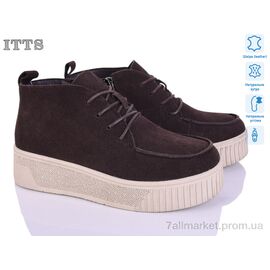 Черевики жіночі стильні Зима A363-41 (6 пар р.36-41) "ITTS" недорого оптом від прямого постачальника