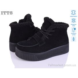 Черевики жіночі стильні Зима A366-1 (6 пар р.36-41) "ITTS" недорого оптом від прямого постачальника