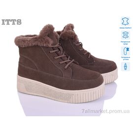 Черевики жіночі стильні Зима A367-35 (6 пар р.36-41) "ITTS" недорого оптом від прямого постачальника