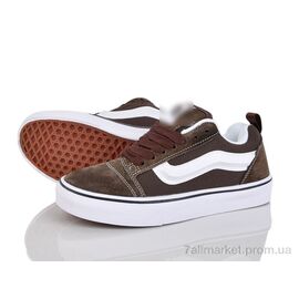 Фотография Кеды женские стильные Весна/осень HD84(B2588) coffee (8 пар р.36-41) "Violeta" недорого оптом от прямого поставщика