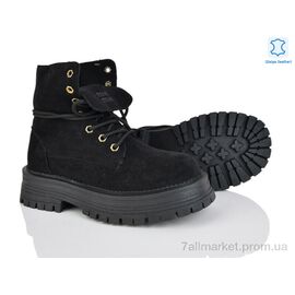 Фотография Ботинки женские стильные зима 197-212 black (8 пар р.36-41) "Violeta" недорого оптом от прямого поставщика