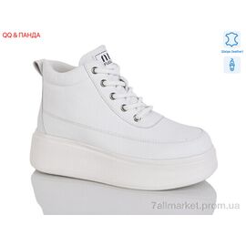 Черевики жіночі стильні Зима Y065 white (8 пар р.36-41) "QQ&Панда" недорого оптом від прямого постачальника