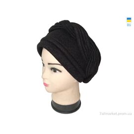Чалма жіноча Зима 0545 чалма Олена чорний (4 шт. р.сітка56-60) "Mabi" недорого оптом від прямого постачальника