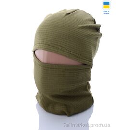 Фотография Балаклава мужская Весна/осень 5-01 зелений (2 шт. р.сетка One size) "Gi" недорого оптом от прямого поставщика