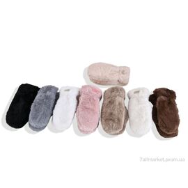 Фотография Варежки детские Зима A9-2 mix (12 шт. р.сетка One size) "KUINH" недорого оптом от прямого поставщика