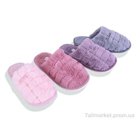 Тапки жіночі для будинку Зима E18 mix (12 пар р.36-41) "Soylu" недорого оптом від прямого постачальника