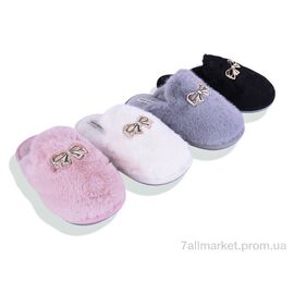 Тапки жіночі для будинку Зима MD10069 mix (12 пар р.36-41) "Soylu" недорого оптом від прямого постачальника