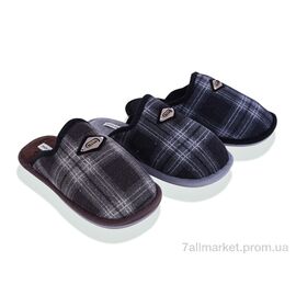 Тапки чоловічі домашні Весна/осінь MU10246 mix (12 пар р.40-46) "Soylu" недорого оптом від прямого постачальника