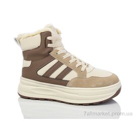 Фотография Кроссовки женские модные зима YB069-3 (8 пар р.36-41) "Ok Shoes" недорого оптом от прямого поставщика