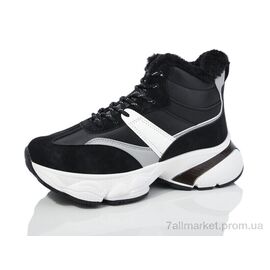 Фотография Кроссовки женские модные зима YB071-1 (8 пар р.36-41) "Ok Shoes" недорого оптом от прямого поставщика