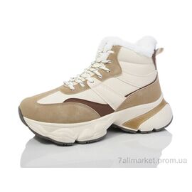 Фотография Кроссовки женские модные зима YB071-5 (8 пар р.36-41) "Ok Shoes" недорого оптом от прямого поставщика