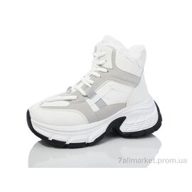 Фотография Кроссовки женские модные зима YB061-1 (8 пар р.36-41) "Ok Shoes" недорого оптом от прямого поставщика