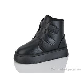Фотография Угги женские утепленные зима D62 black (8 пар р.36-41) "Ok Shoes" недорого оптом от прямого поставщика