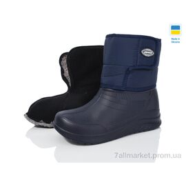 Чоботи з піни жіночі Зима D393 blue (6 пар р.37-41) "Inblue" недорого оптом від прямого постачальника