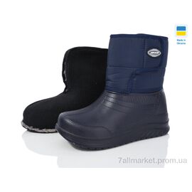 Чоботи з піни жіночі Зима N393 т.синій (6 пар р.37-41) "Lot Shoes" недорого оптом від прямого постачальника
