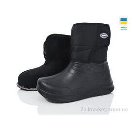 Чоботи з піни жіночі Зима N393 чорний (6 пар р.37-41) "Lot Shoes" недорого оптом від прямого постачальника