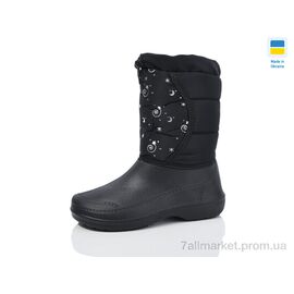 Чоботи з піни жіночі Зима N20-34 чорний (6 пар р.37-41) "Lot Shoes" недорого оптом від прямого постачальника