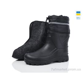 Чоботи з піни чоловічі Зима Паяс чорний (6 пар р.40-45) "Inblue" недорого оптом від прямого постачальника