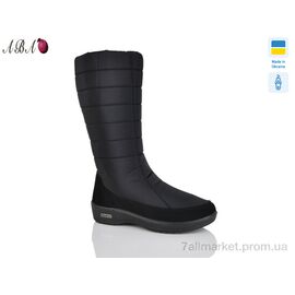 Чоботи жіночі зручні Зима П2012 чорний (6 пар р.37-41) "Aba" недорого оптом від прямого постачальника