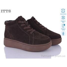 Черевики жіночі стильні Зима K702-3 (6 пар р.36-41) "ITTS" недорого оптом від прямого постачальника