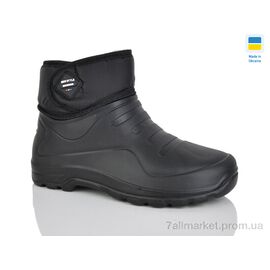 Фотография Сапоги из пены мужские зима Олімп С Мб02 чорний (8 пар р.41-46) "Progress" недорого оптом от прямого поставщика