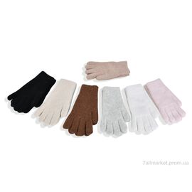 Фотография Перчатки женские Зима 2427 mix (12 шт. р.сетка One size) "CAP" недорого оптом от прямого поставщика