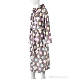 Фотография Халат женский Зима 002-7 brown (3 шт. р.сетка XL-3XL) "Banko" недорого оптом от прямого поставщика