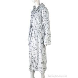 Фотография Халат женский Зима 002-10 grey (3 шт. р.сетка XL-3XL) "Banko" недорого оптом от прямого поставщика