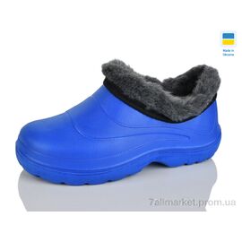 Фотография Галоши детские зима N188 синій електрик (6 пар р.30-35) "Inblue" недорого оптом от прямого поставщика