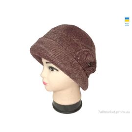 Капелюх жіночий Зима 0557 мокко (4 шт. р.сітка56-60) "Mabi" недорого оптом від прямого постачальника