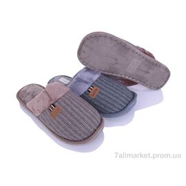Тапки чоловічі домашні Весна/осінь HB6 mix (6 пар р.42-47) "Vladimir" недорого оптом від прямого постачальника