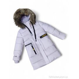 Куртка дитяча Зима 88-155 бузковий (5 шт. р.сітка9-13) "Kids-modnik" недорого оптом від прямого постачальника