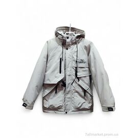 Куртка дитяча Зима 20923 бежевий (4 шт. р.сітка12-15) "Kids-modnik" недорого оптом від прямого постачальника