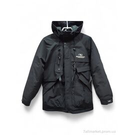 Куртка дитяча Зима 20923 чорний (4 шт. р.сітка12-15) "Kids-modnik" недорого оптом від прямого постачальника