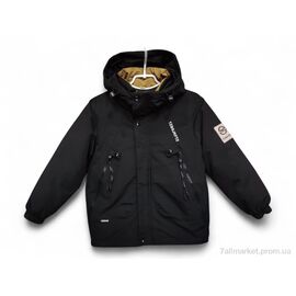 Куртка дитяча Зима A827 чорний (4 шт. р.сітка10-15) "Kids-modnik" недорого оптом від прямого постачальника