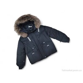 Куртка дитяча Зима 88-197 чорний (5 шт. р.сітка10-14) "Kids-modnik" недорого оптом від прямого постачальника