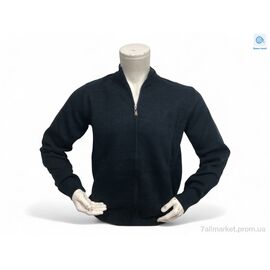 Кофта чоловіча Весна/осінь 3055 т.синій (3 шт. р.сітка6XL-8XL) "TurkishBrend" недорого оптом від прямого постачальника