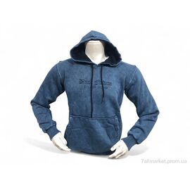 Батник чоловічий Зима 6986 синій (4 шт. р.сіткаM-2XL) "TurkishBrend" недорого оптом від прямого постачальника