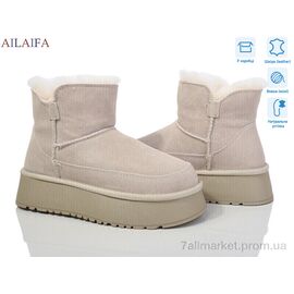 Фотография Угги женские утепленные зима U55-5 (6 пар р.36-41) "Ailaifa" недорого оптом от прямого поставщика