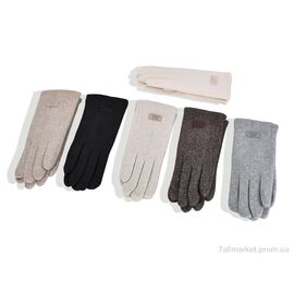 Рукавички жіночі Зима 6-73 mix (12 шт. р.сітка6,5-8,5) "KUINH" недорого оптом від прямого постачальника