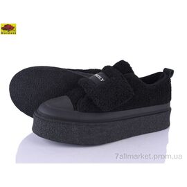 Сліпони жіночі тканинні Зима E33-15 (6 пар р.36-40) "Mei De Li" недорого оптом від прямого постачальника