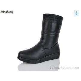 Черевики жіночі стильні Зима 533 (6 пар р.41-43) "Minghong" недорого оптом від прямого постачальника