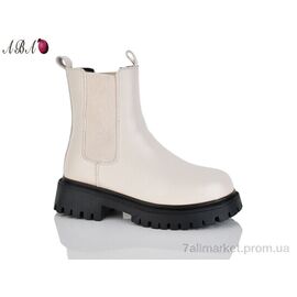 Фотография Ботинки женские стильные зима 5269 beige (6 пар р.36-41) "Aba" недорого оптом от прямого поставщика