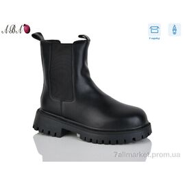 Фотография Ботинки женские стильные зима 5269 black (6 пар р.36-41) "Aba" недорого оптом от прямого поставщика