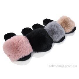 Тапки жіночі для будинку Весна/осінь Шльопки Ж88 mix (12 пар р.36-41) "Progress" недорого оптом від прямого постачальника