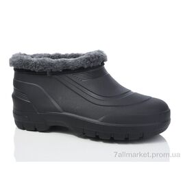 Калоші чоловічі Зима 116 чорний (6 пар р.42-45) "Lot Shoes" недорого оптом від прямого постачальника