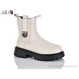 Фотография Ботинки женские стильные зима 5271 beige (6 пар р.36-41) "Aba" недорого оптом от прямого поставщика