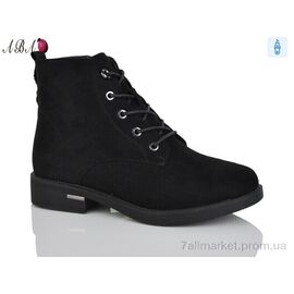 Фотография Ботинки женские стильные зима 951-12C (6 пар р.36-41) "Aba" недорого оптом от прямого поставщика