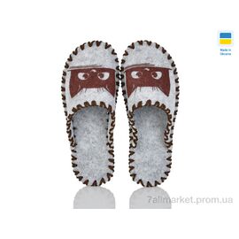 Фотография Тапки женские для дома Весна/осень 214W сірий (9 пар р.36-41) "Active" недорого оптом от прямого поставщика