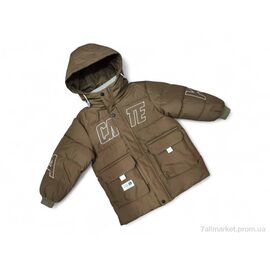 Куртка дитяча Зима K18 коричневий єврозима (4 шт. р.сітка8-12) "Kids-modnik" недорого оптом від прямого постачальника